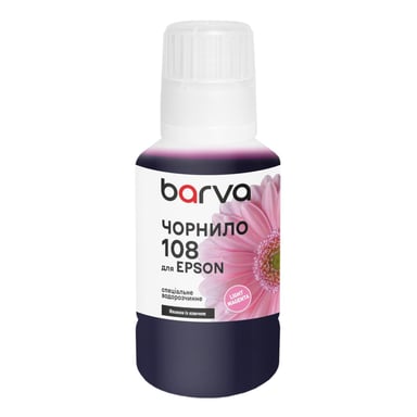 Чорнило Barva Epson 108 140 мл, light magenta, special, OneKey (E108-1014) - фото 1