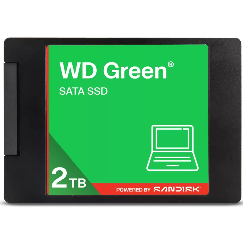 Накопичувач SSD 2.5" 2TB GREEN WD (WDS200T5G0A-00CPT0) - фото 1