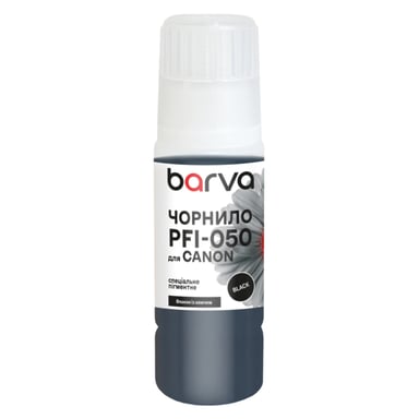 Чорнило Barva Canon PFI-050 Special, 70мл, Black pigmented (C050-963e) - фото 1