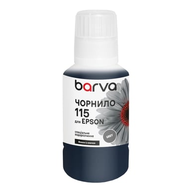 Чорнило Barva Epson 115 140 мл, special gray OneKey (E115-876e) - фото 1