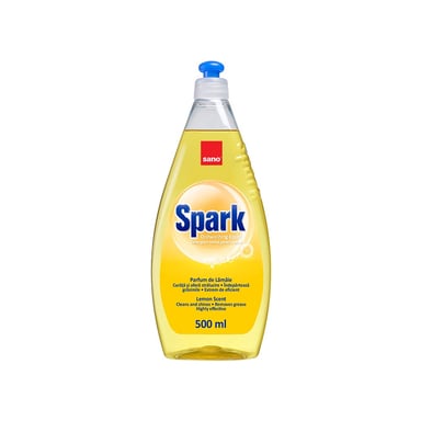 Засіб для ручного миття посуду Sano Spark Лимон 500 мл (7290005425936) - фото 1