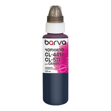 Чорнило Barva Canon CL-441/CLI-521/CL-511 100 мл, special, magenta (C521-287e) - фото 1