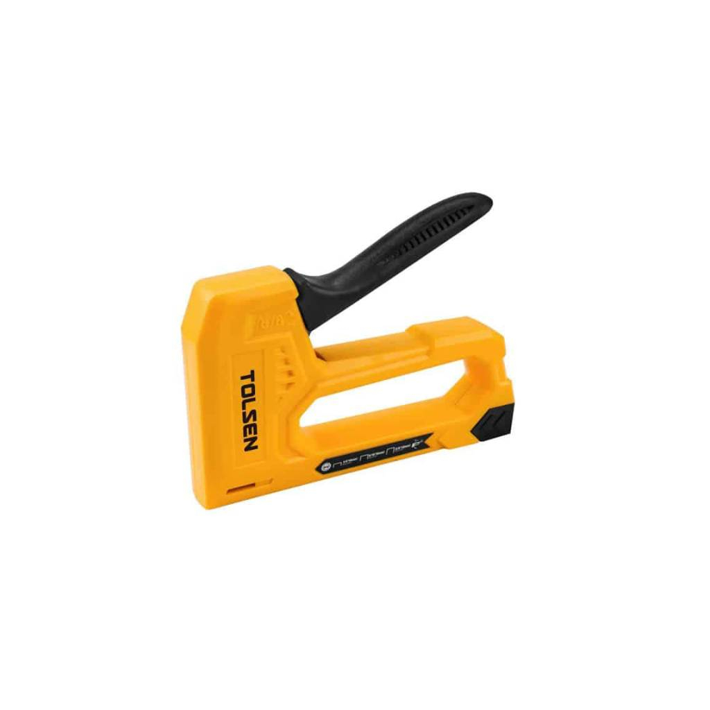 Степлер будівельний Tolsen під скобу 6-10мм х 0.7мм ударотривкий пластиковий (43019) - фото 1