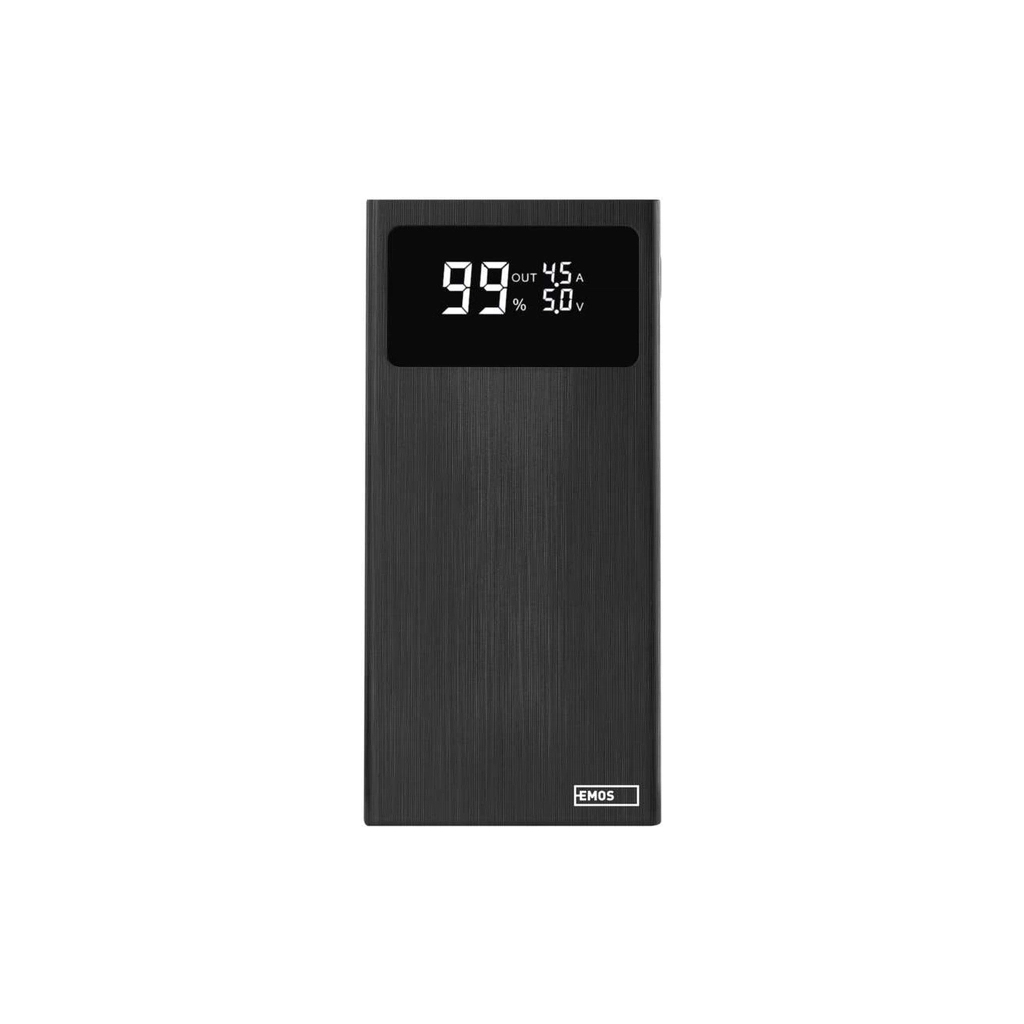 Батарея універсальна EMOS 10000mAh BETAQ 10, 22.5W, black (B0531B) - фото 1 Батарея універсальна EMOS 10000mAh BETAQ 10, 22.5W, black (B0531B) - фото 1