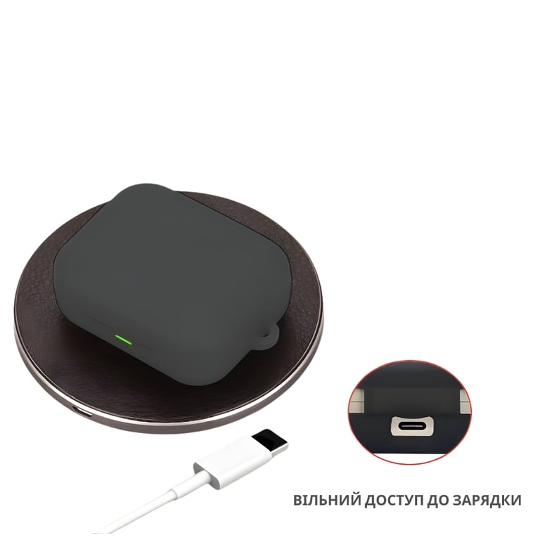 Чохол для навушників BeCover для Realme Buds Air 7 Pro Black (714814) - фото 4