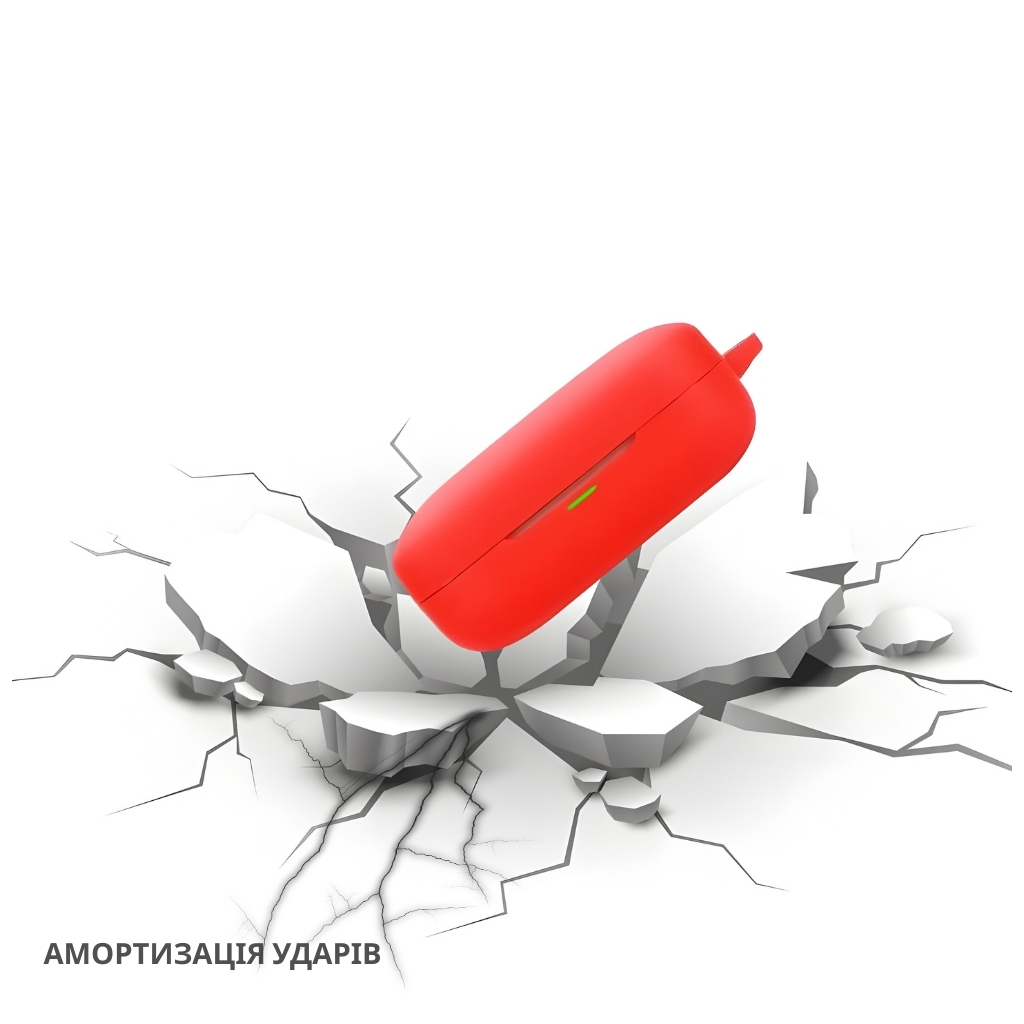 Чохол для навушників BeCover для Realme Buds Air 7 Pro Red (714816) - фото 3 Чохол для навушників BeCover для Realme Buds Air 7 Pro Red (714816) - фото 3