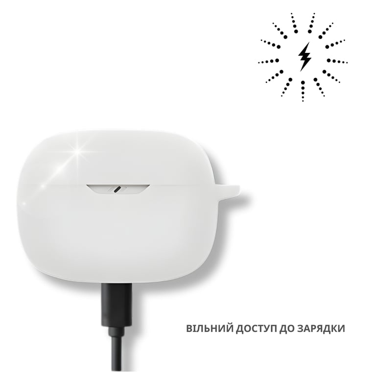 Чохол для навушників BeCover для JBL Wave Beam 2 White (714822) - фото 4
