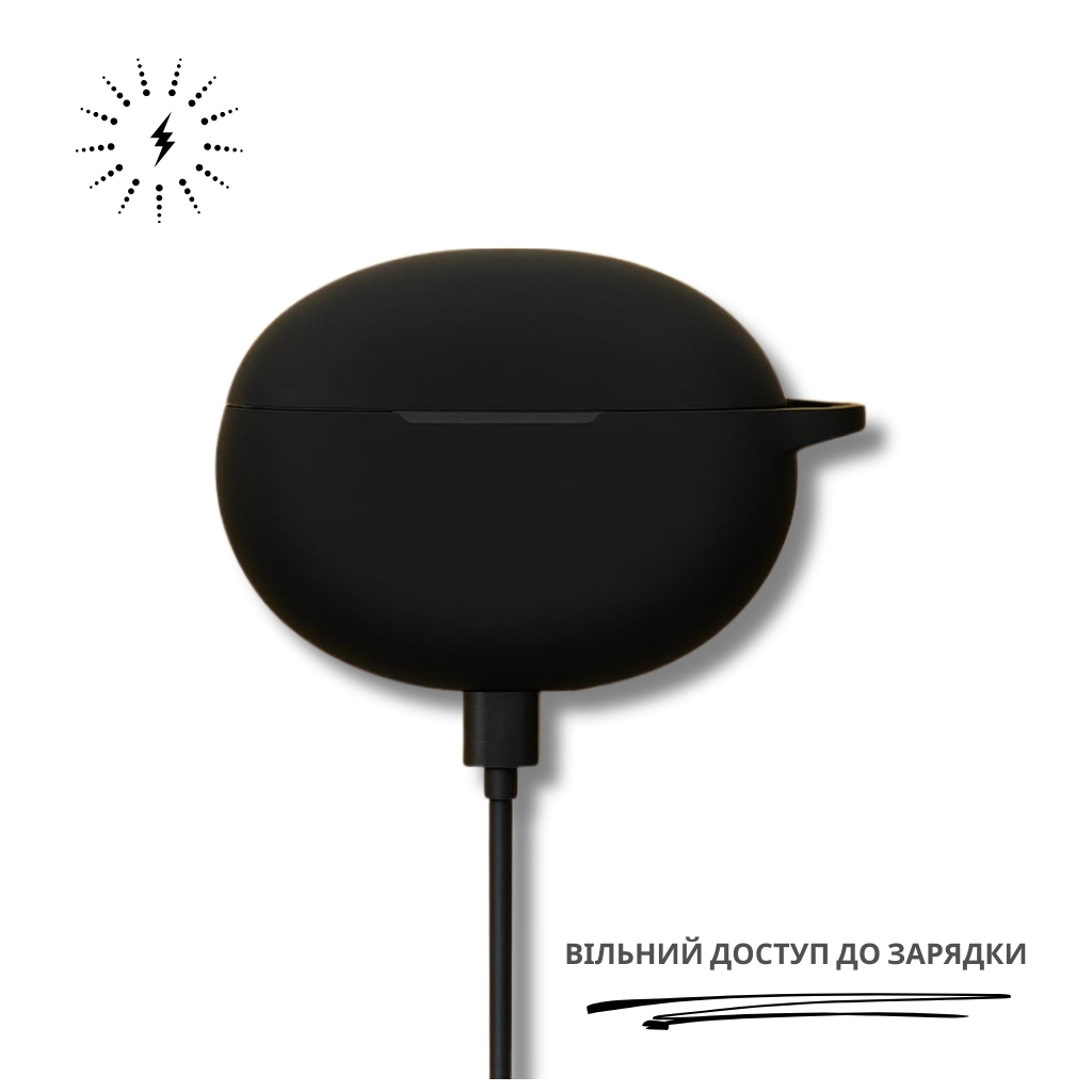 Чохол для навушників BeCover для OnePlus Buds Pro 3 Black (714835) - фото 5 Чохол для навушників BeCover для OnePlus Buds Pro 3 Black (714835) - фото 5