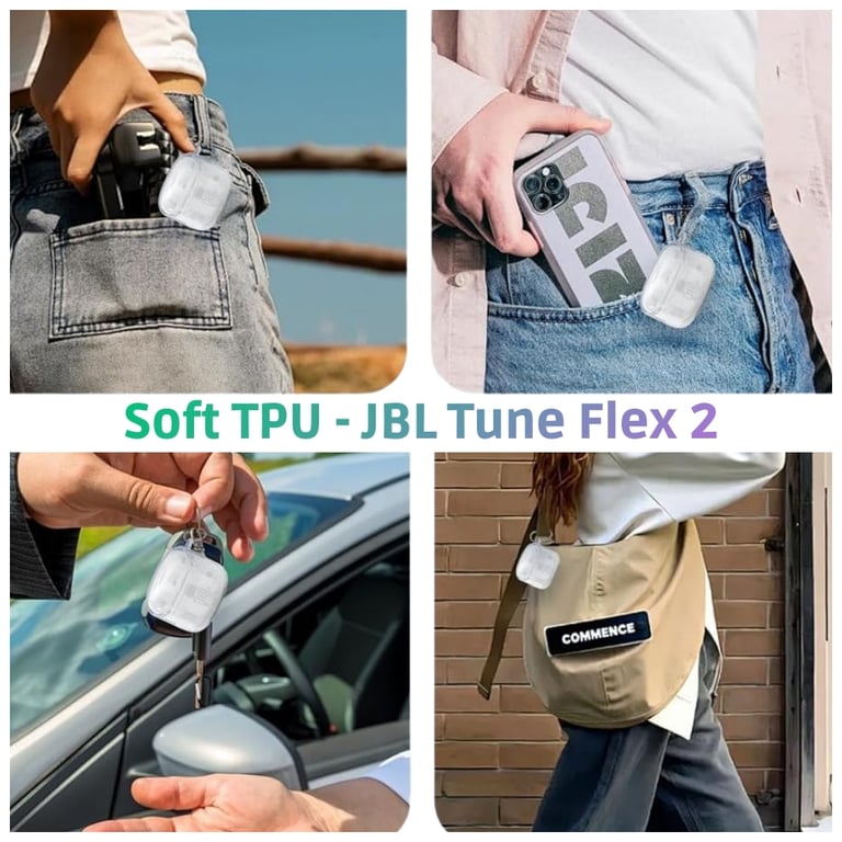Чохол для навушників BeCover для JBL Tune Flex 2 Transparent (714829) - фото 5
