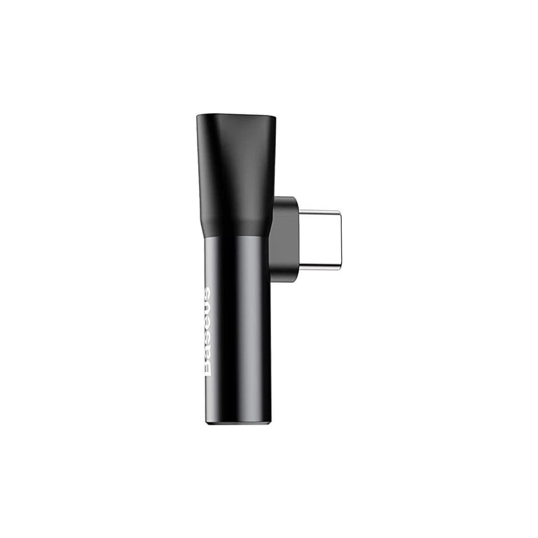 Перехідник USB-C M to USB-C F + 3.5mm F black Baseus (CATL41-01) - фото 2