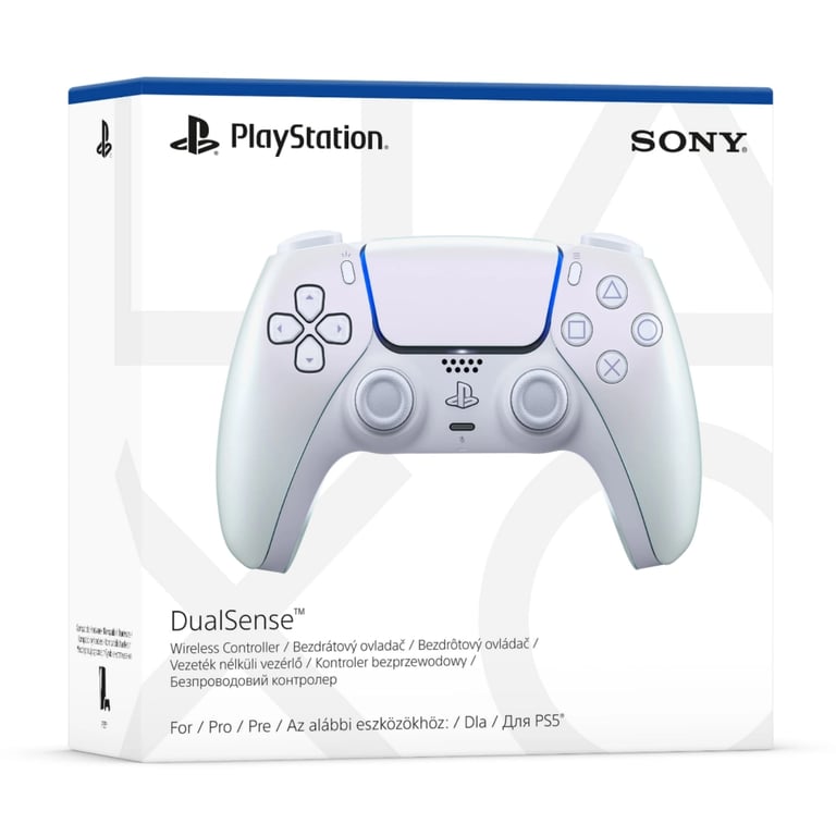 Геймпад Sony Playstation DualSense Bluetooth PS5 Chrome Pearl (1000050600) - фото 5