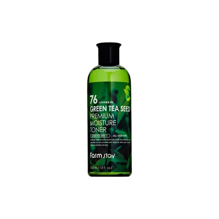 Тонік для обличчя FarmStay 76 Green Tea Seed Premium Moisture Toner 350 мл (8809809800192) - фото 1