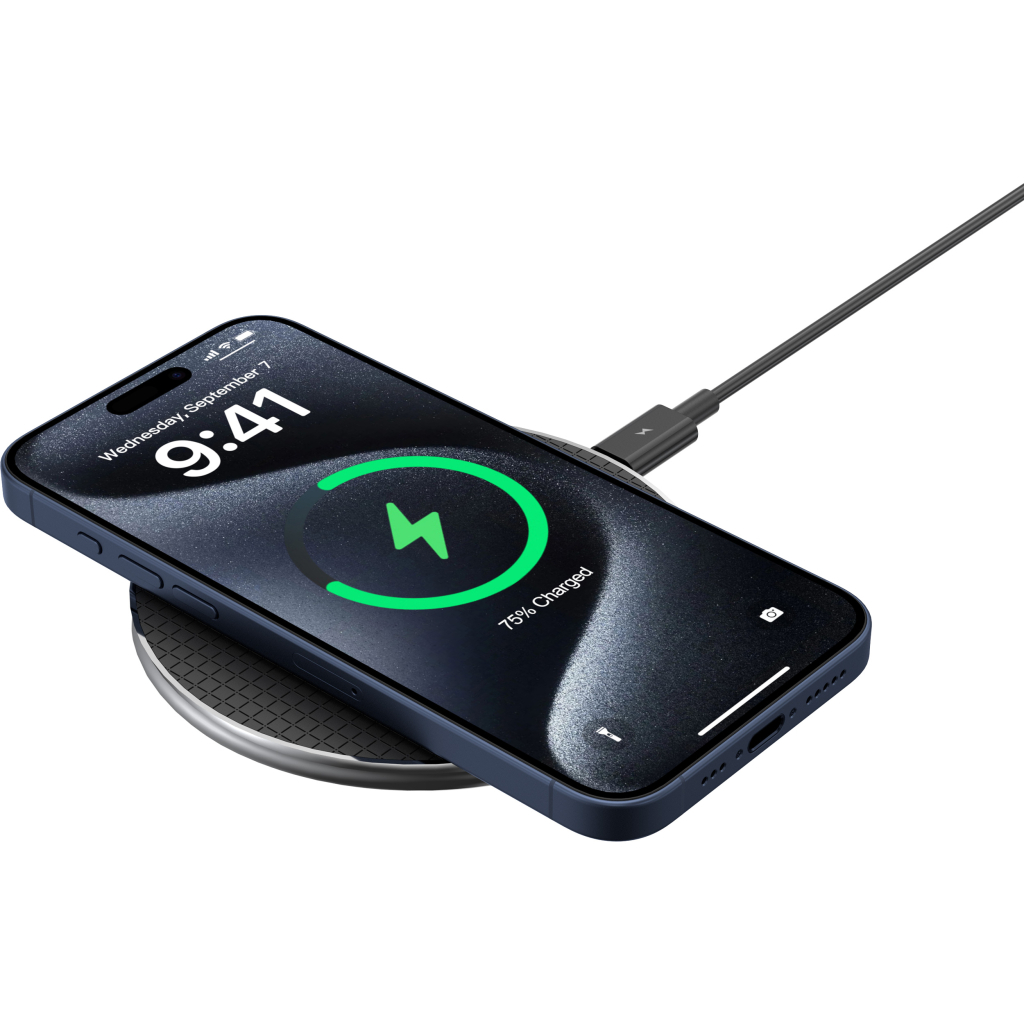 Зарядний пристрій Energizer Qi 15W wireless WCP107 black (WCP107) - фото 5 Зарядний пристрій Energizer Qi 15W wireless WCP107 black (WCP107) - фото 5