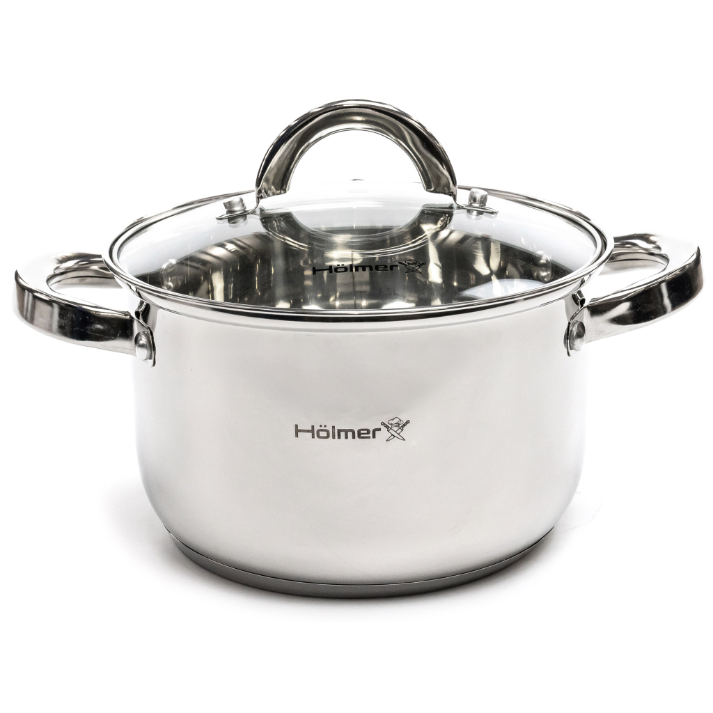 Каструля Hölmer з кришкою 2,6л (CR-18426-SS) - фото 1