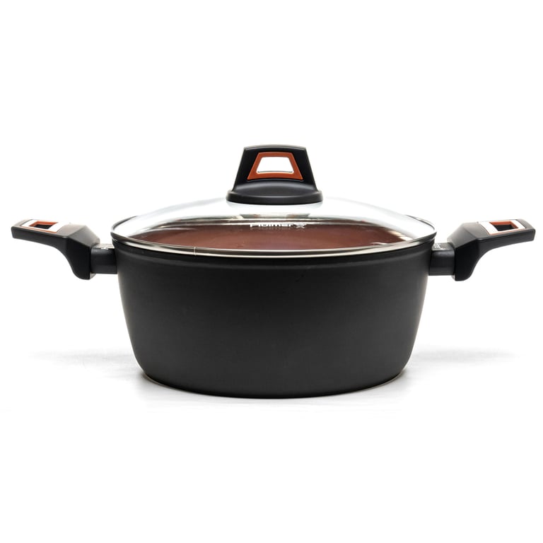 Каструля Hölmer кована з кришкою CR-1325-SBMCL Carrot 2,5 л (CR-1325-SBMCL Carrot) - фото 1