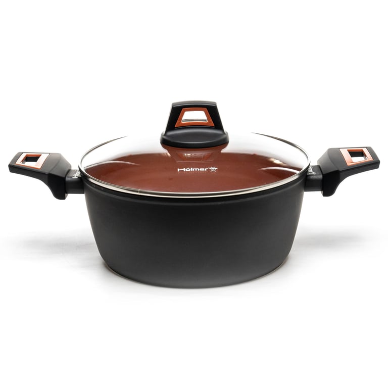 Каструля Hölmer кована з кришкою CR-1325-SBMCL Carrot 2,5 л (CR-1325-SBMCL Carrot) - фото 2