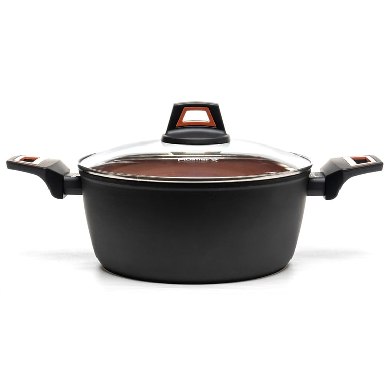 Каструля Hölmer кована з кришкою CR-1342-SBMCL Carrot 4,2 л (CR-1342-SBMCL Carrot) - фото 1
