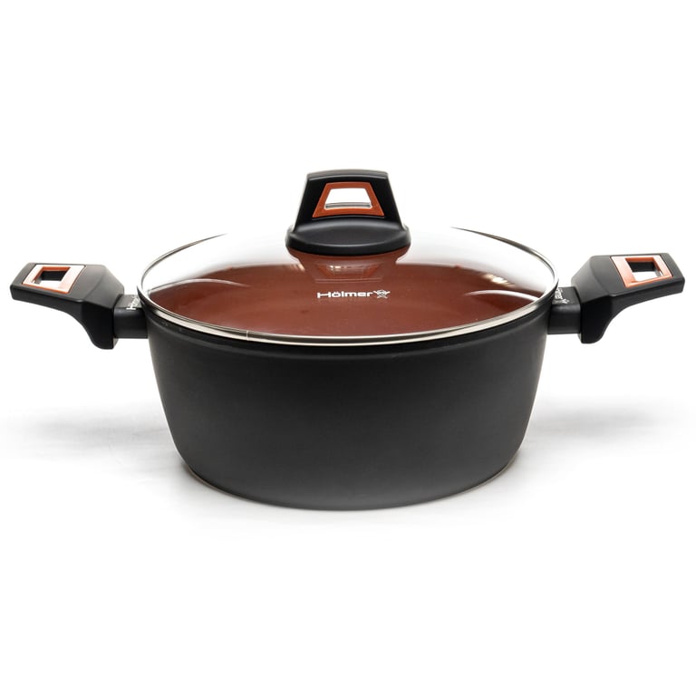 Каструля Hölmer кована з кришкою CR-1342-SBMCL Carrot 4,2 л (CR-1342-SBMCL Carrot) - фото 2