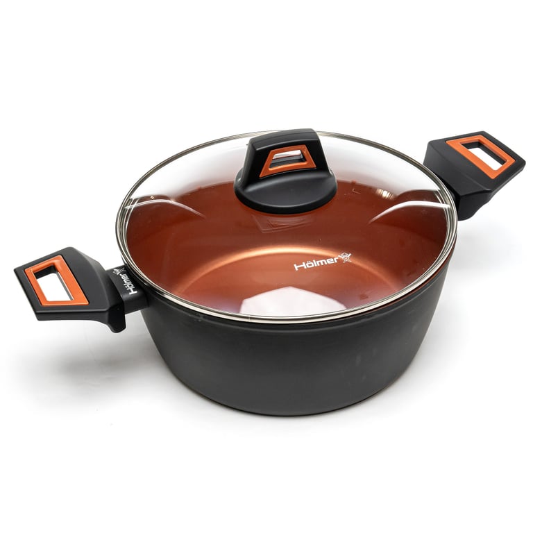 Каструля Hölmer кована з кришкою CR-1342-SBMCL Carrot 4,2 л (CR-1342-SBMCL Carrot) - фото 3