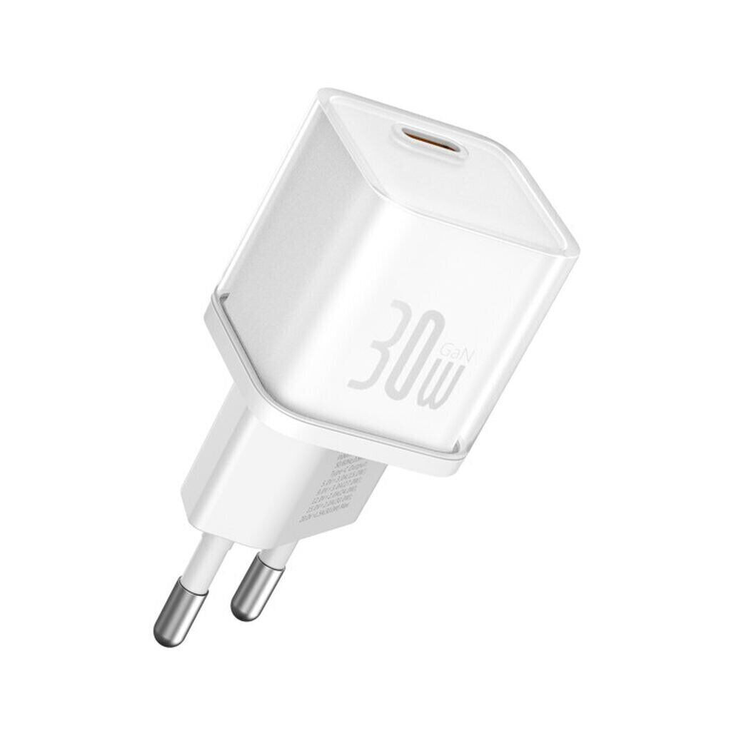 Зарядний пристрій Baseus 1xUSB-C 30W GaN5S white (P10162504213-00) - фото 1 Зарядний пристрій Baseus 1xUSB-C 30W GaN5S white (P10162504213-00) - фото 1
