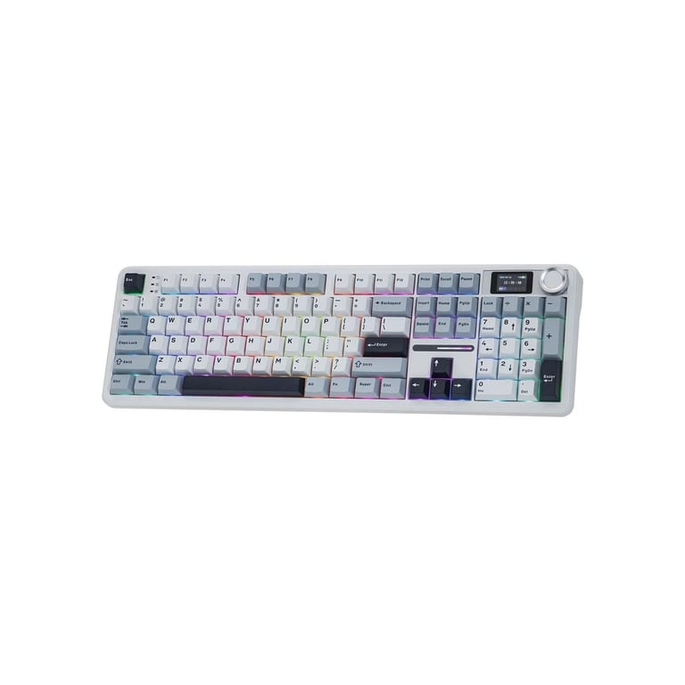 Клавіатура Aula F108 Pro Reaper Switch USB/Bluetooth/2.4G White (6978080501318) - фото 2