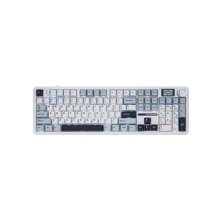 Клавіатура Aula F108 Pro Reaper Switch USB/Bluetooth/2.4G White (6978080501318) - фото 3