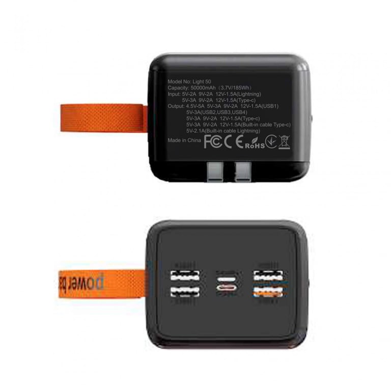 Батарея універсальна Aspiring Light 50 50000mAh PD/22.5W (PB-L50) - фото 3