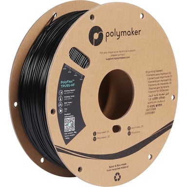 Пластик для 3D-принтера Polymaker TPU-95A HIGH SPEED 1,75mm 1kg BLACK (PD03001) - фото 1