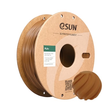 Пластик для 3D-принтера eSUN PLA+ P1.75мм, 1кг, brown (PLA+P175C1) - фото 1
