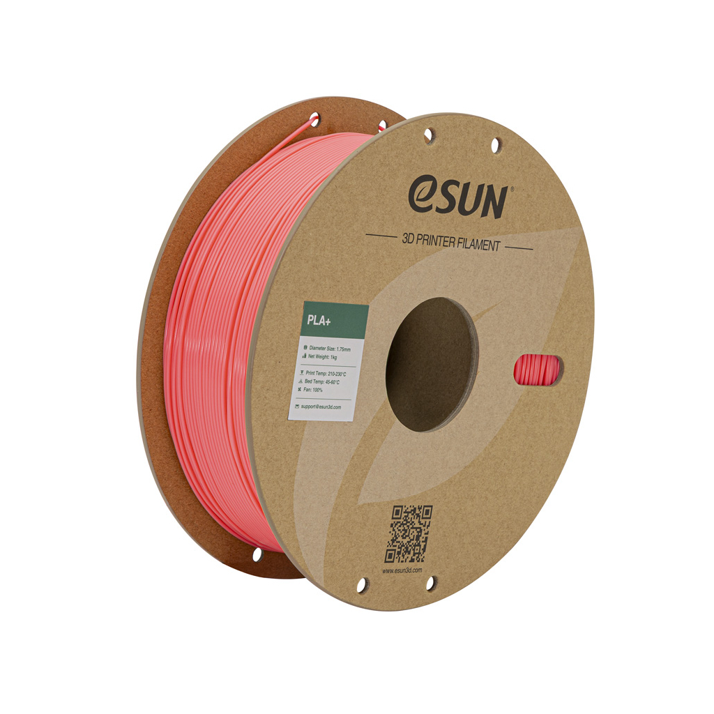 Пластик для 3D-принтера eSUN PLA+ P1.75мм, 1кг, pink (PLA+P175P1) - фото 1