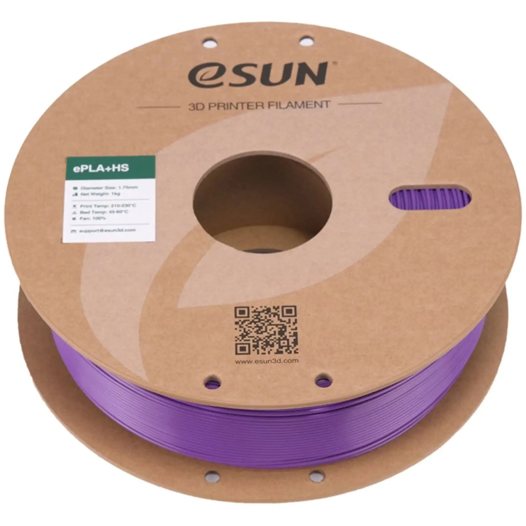 Пластик для 3D-принтера eSUN PLA+ P1.75мм, 1кг, purple (PLA+P175Z1) - фото 2 Пластик для 3D-принтера eSUN PLA+ P1.75мм, 1кг, purple (PLA+P175Z1) - фото 2