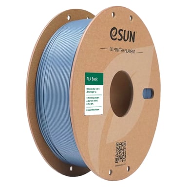 Пластик для 3D-принтера eSUN PLA BASIC 1,75mm 1kg LIGHT GREY (PLA-BASIC175Q-H1P1) - фото 1