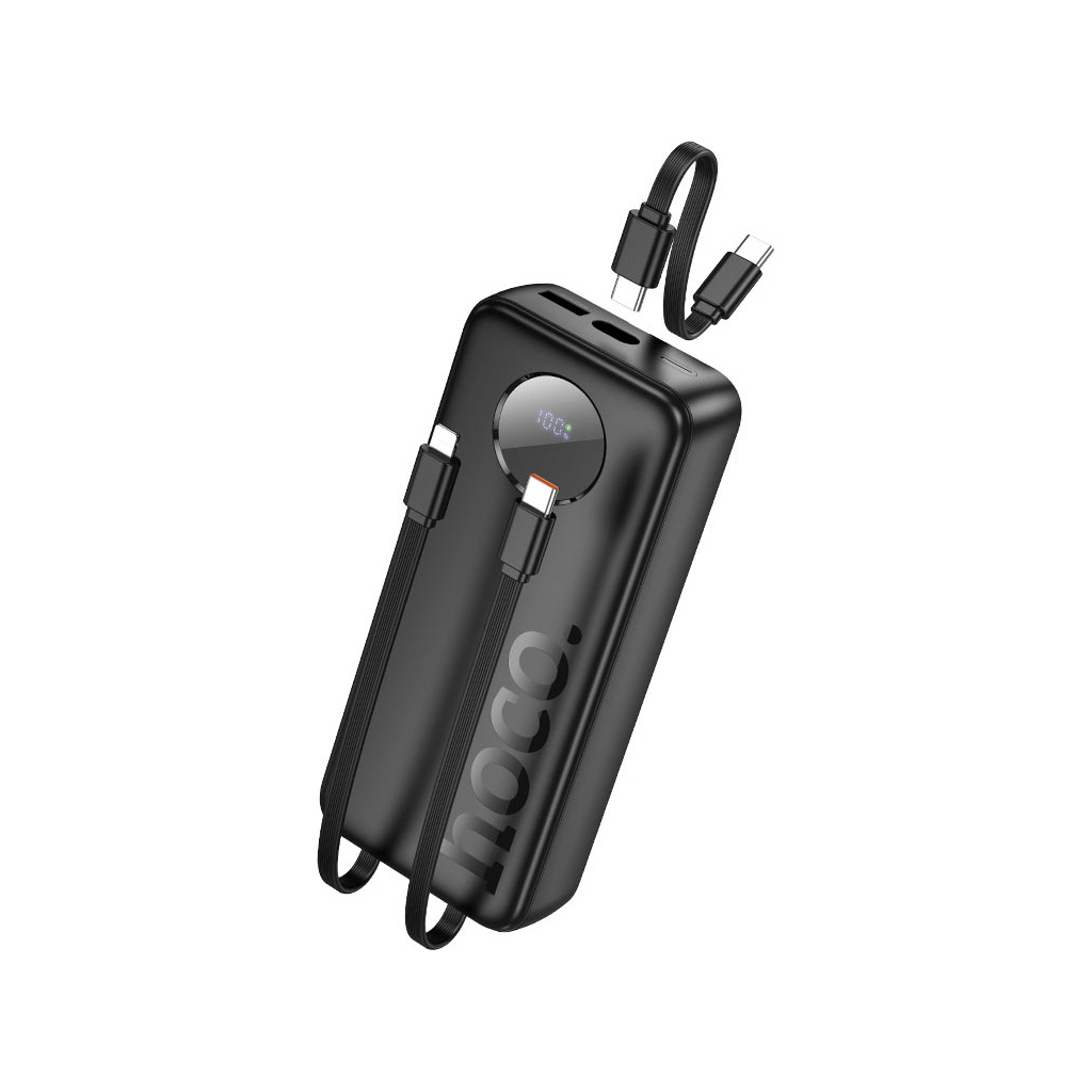 Батарея універсальна HOCO 20000mAh, PD/20W, 22.5W, Black (J132A / 42067 / Black) - фото 1