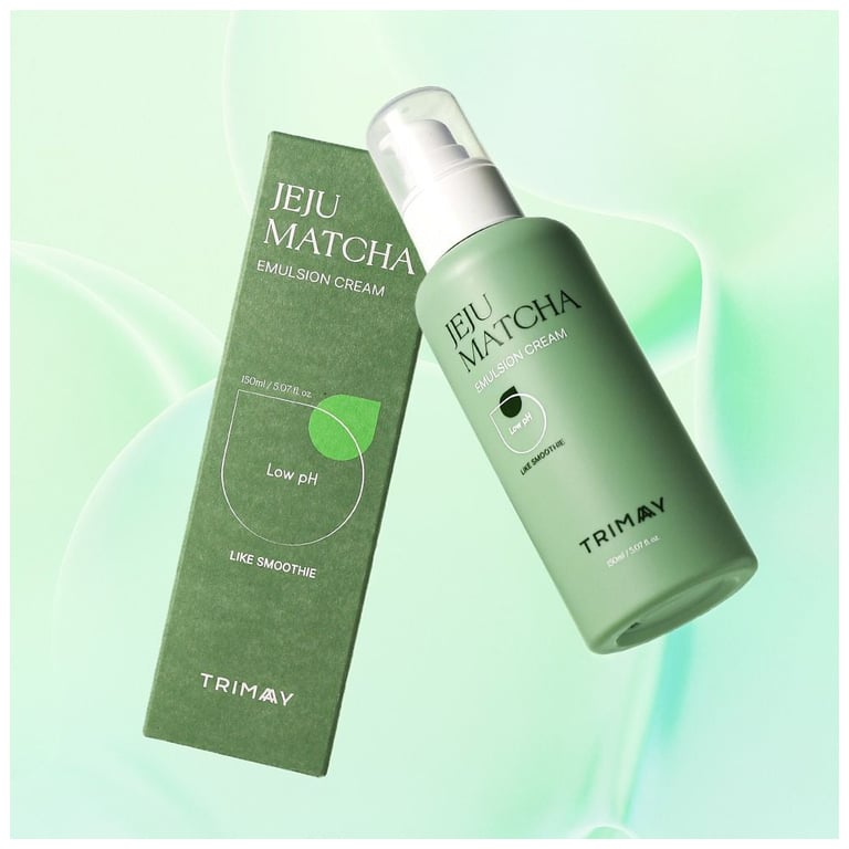 Крем для обличчя Trimay Jeju Matcha Emulsion Cream 150 мл (8809822541300) - фото 3