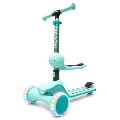 Самокат iSporter EVO 2в1 з сидінням зелений (M2_Green) - фото 1
