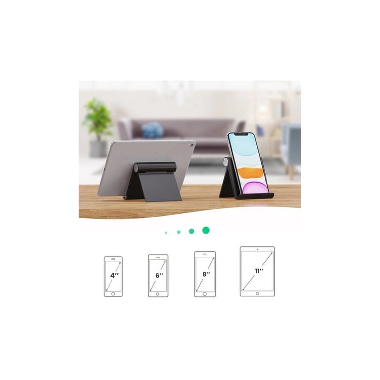 Підставка до планшета та телефона LP115 Multi-Angle Adjustable Portable Stand for iPad Black Ugreen (50748) - фото 2