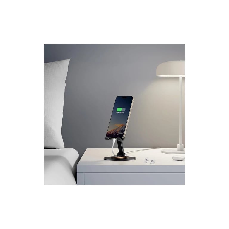 Підставка до планшета та телефона LP805 Swivel & Foldable Multi-Angle Phone Stand Black Ugreen (35152) - фото 5