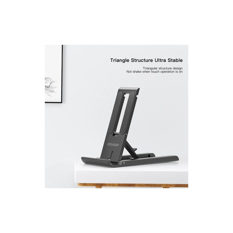 Підставка до планшета та телефона Sailing Desktop Phone Holder Black Essager (EZJZM-FC01) - фото 4