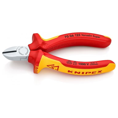 Кусачки KNIPEX бокові 70 06 125 (70 06 125) - фото 1