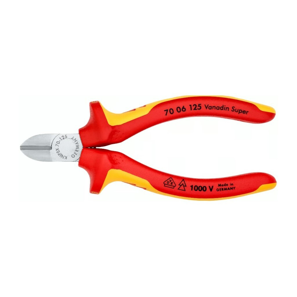 Кусачки KNIPEX бокові 70 06 125 (70 06 125) - фото 3 Кусачки KNIPEX бокові 70 06 125 (70 06 125) - фото 3