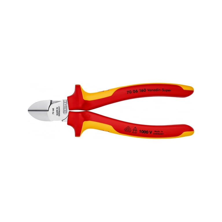 Кусачки KNIPEX бокові 70 06 160 (70 06 160) - фото 3