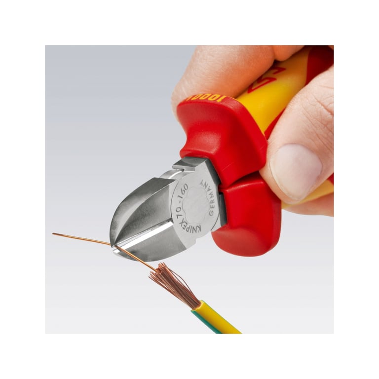 Кусачки KNIPEX бокові 70 06 160 (70 06 160) - фото 5