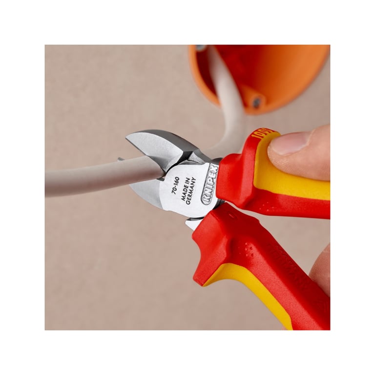Кусачки KNIPEX бокові 70 06 160 (70 06 160) - фото 7