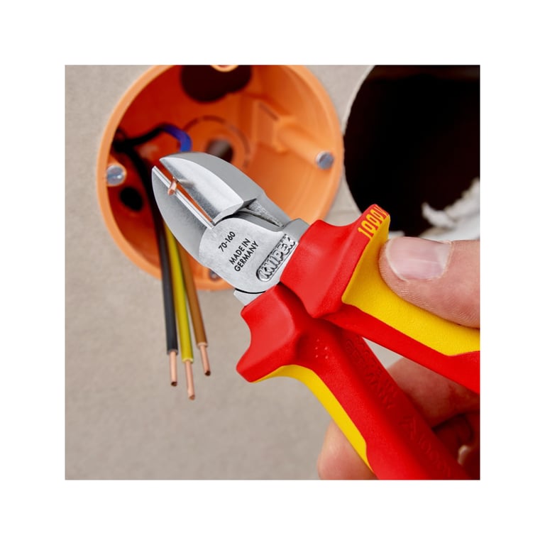 Кусачки KNIPEX бокові 70 06 160 (70 06 160) - фото 8