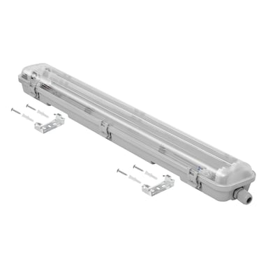 Світильник Delux PC7 LED SLIM IP65 G13 без ламп (90023966) - фото 1