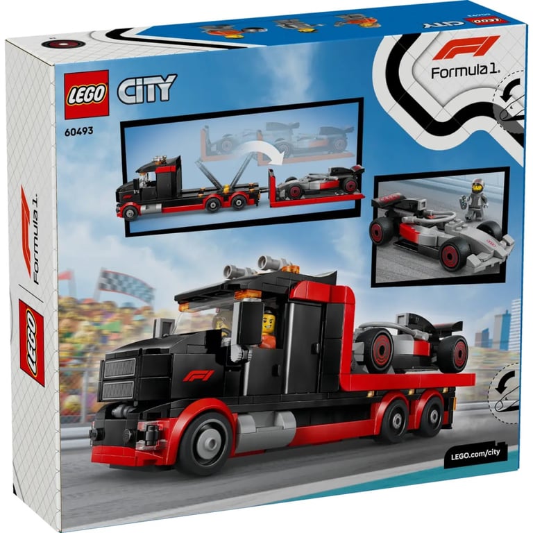 Конструктор LEGO City Вантажівка для демонстрації F1 із перегоновим автомобілем Audi F1 (60493) - фото 7