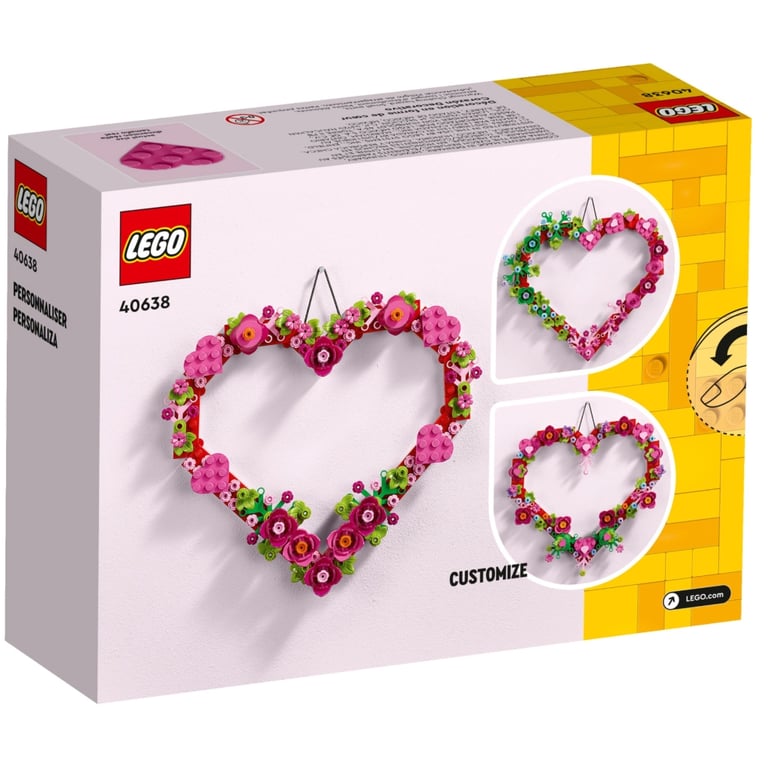 Конструктор LEGO Iconic Візерунок у вигляді серця (40638) - фото 3