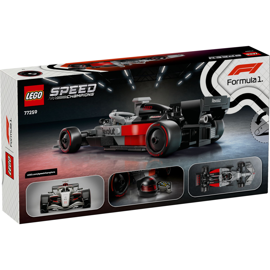 Конструктор LEGO Speed Champions Гоночний автомобіль Audi Revolut F1 Team R26 (77259) - фото 7 Конструктор LEGO Speed Champions Гоночний автомобіль Audi Revolut F1 Team R26 (77259) - фото 7