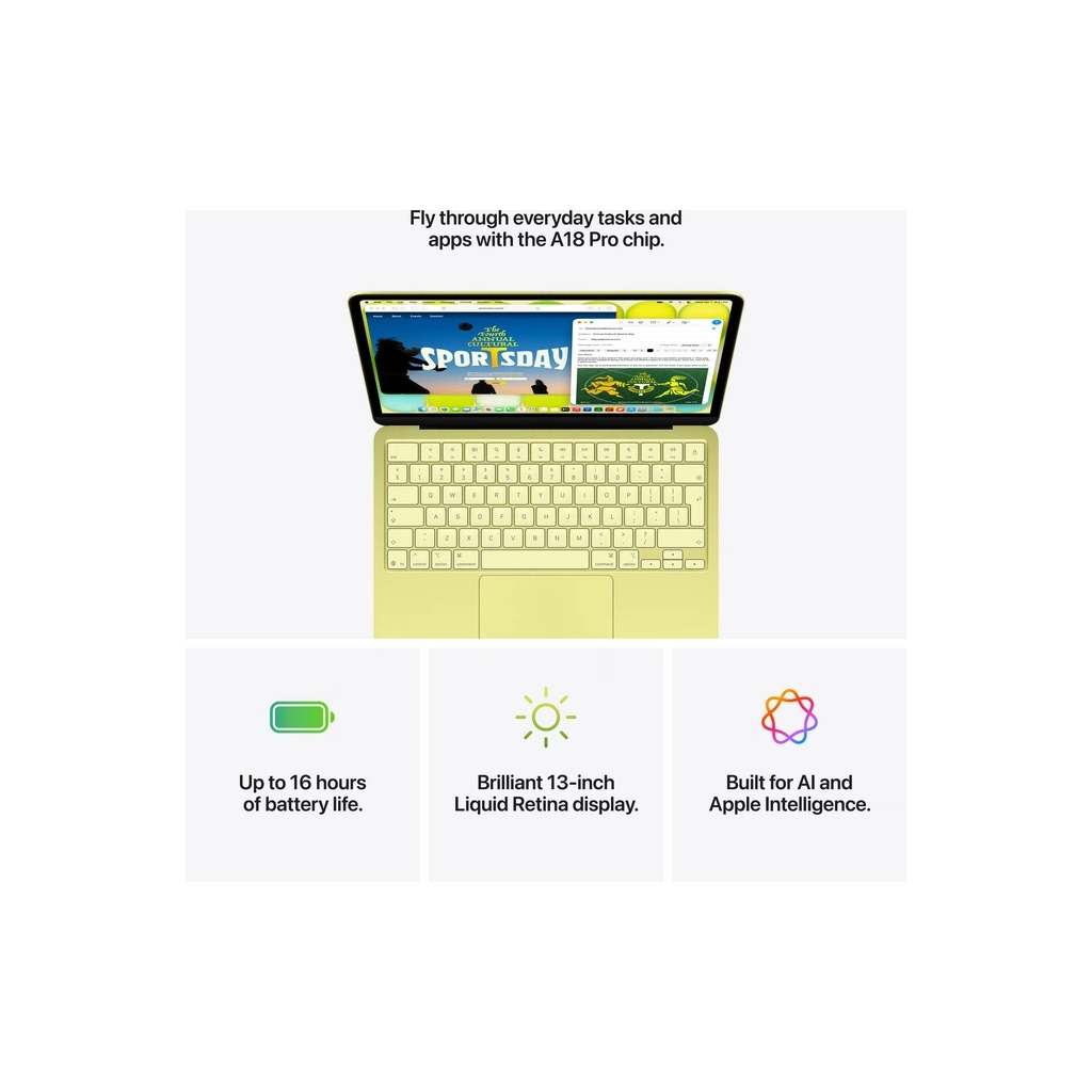 Ноутбук Apple MacBook Neo A3404 (MHFH4UA/A) - фото 9 Ноутбук Apple MacBook Neo A3404 (MHFH4UA/A) - фото 9