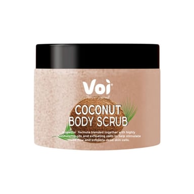 Скраб для тіла Voi Coconut Body Scrub Сольовий 300 мл (8681608226348) - фото 1